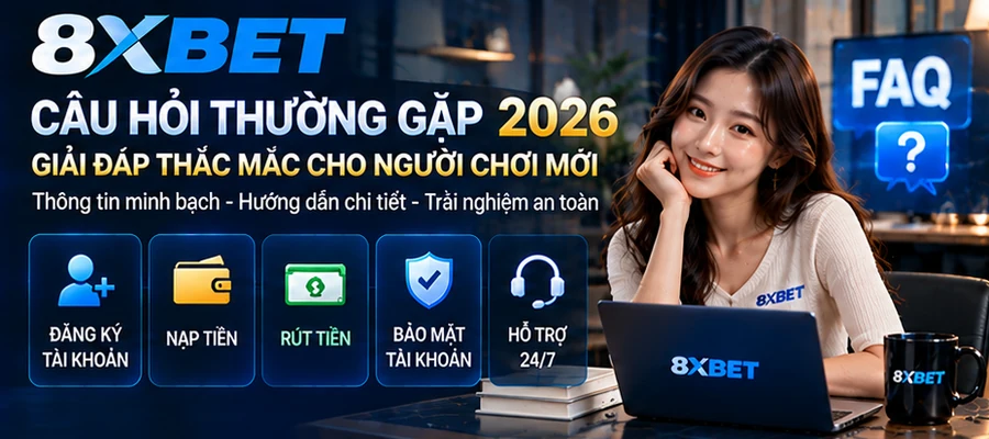Những câu hỏi thường gặp tại nhà cái 8Xbet sẽ được giải đáp dưới đây