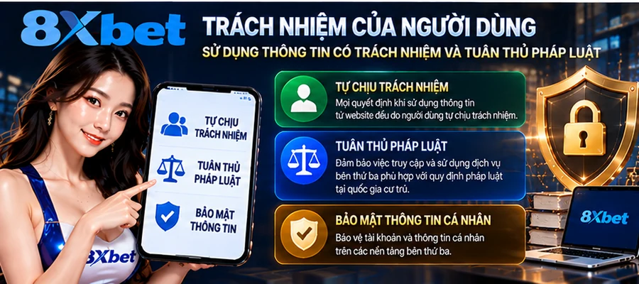 Trách nhiệm của người chơi với nền tảng 8xbet